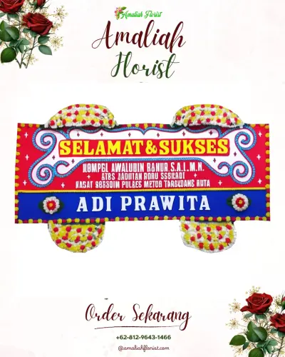 Karangan Bunga Ucapan Selamat parumasan